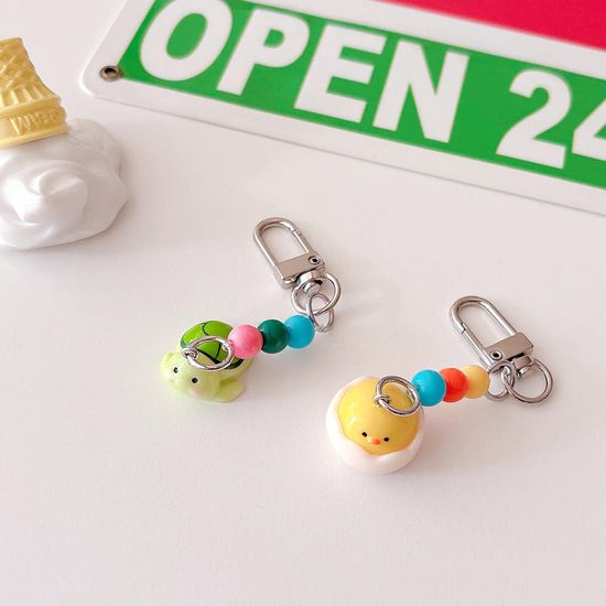 미니 거북이 병아리 키링(2종)