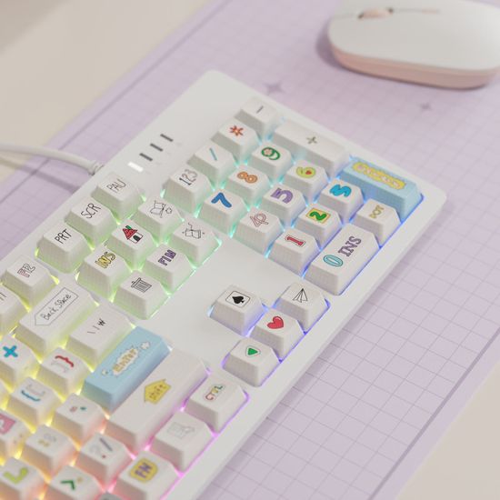 시이닷 다이어리 유선 LED 기계식 키보드