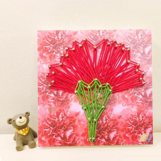 카네이션 스트링아트 만들기 패키지 DIY (스티커)