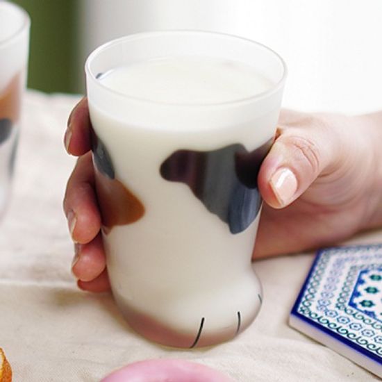 coconeco 정품 고양이발 유리컵 (아기,엄마고양이)