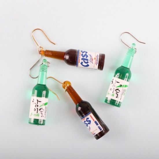 소주 맥주 인싸 귀걸이 참이슬 카스 술자리인싸템