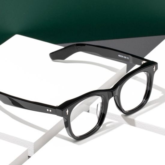 RECLOW ARROW BLACK GLASS 아세테이트 안경