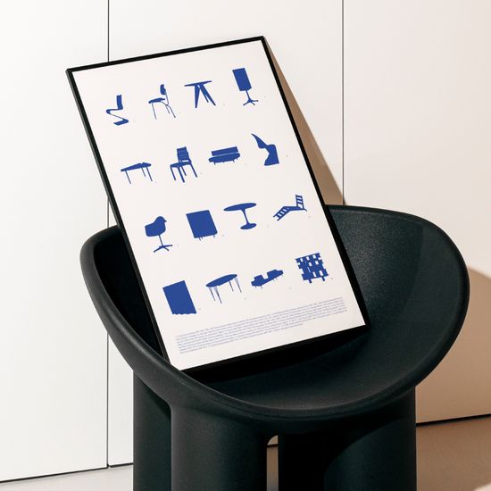 미드센츄리 빈티지 가구 컬렉션 A2사이즈포스터 #2413