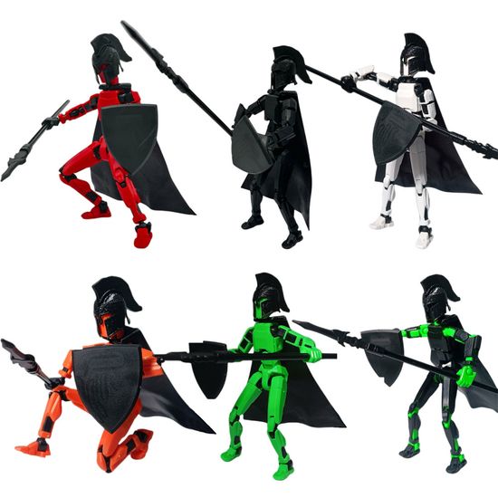 3D 프린팅 협객 기사 다관절 액션 피규어 블록 조립 