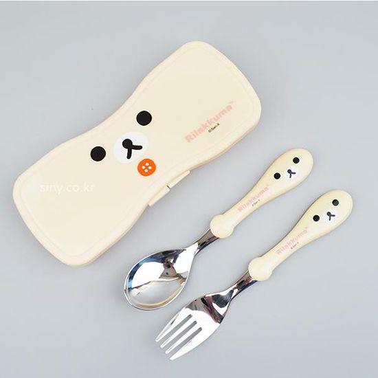 리락쿠마 뉴스푼포크세트 베이지4131