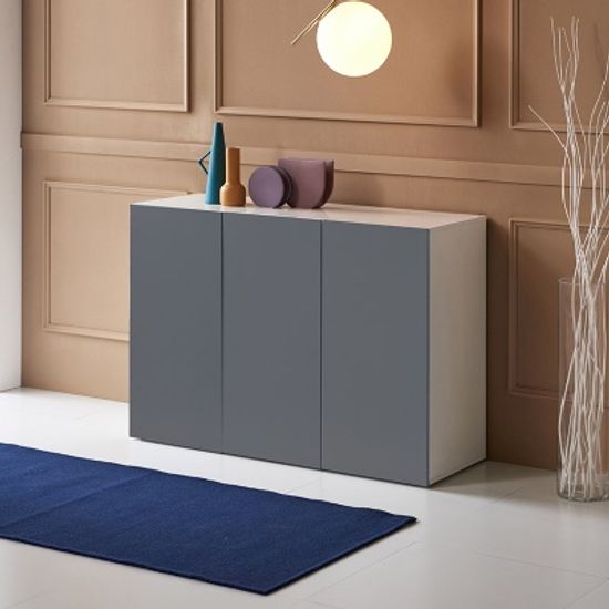 폴슨 높은 주방 겸용 거실 수납장 1200