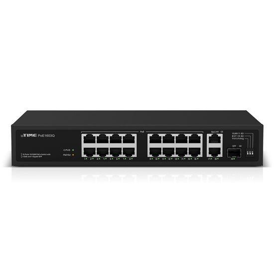 (아이피타임) ipTIME PoE1603Q 16포트 PoE 스위칭허브