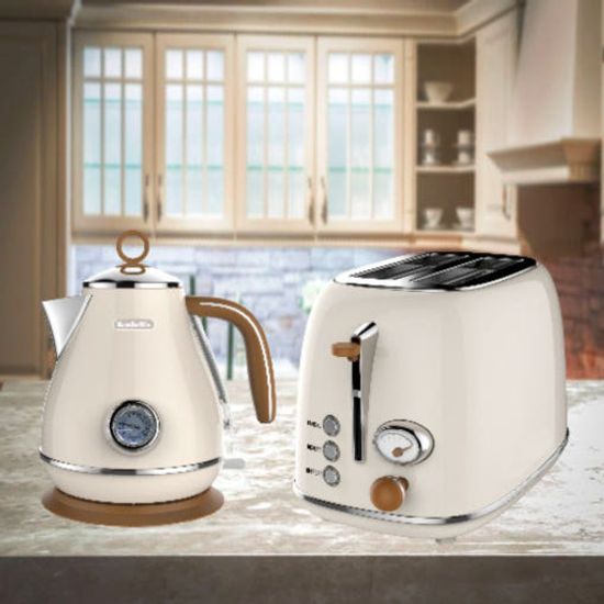 벤소닉 레트로 전기포트 + 토스터기 세트