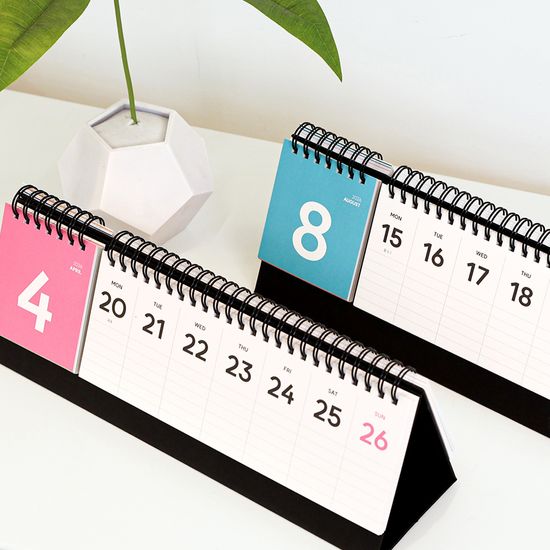 2026 비기닝 심플 데스크 캘린더 위클리