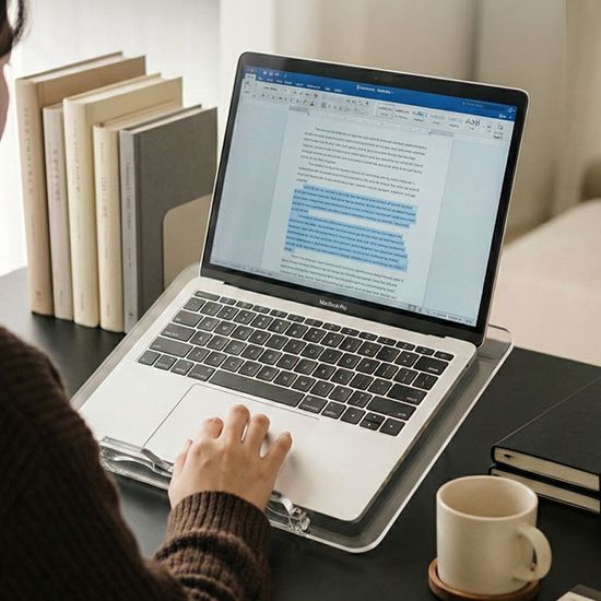 13단 각도조절 투명 아크릴 멀티북스탠드 선물 독서대