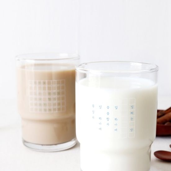 한국문학 스택 유리컵