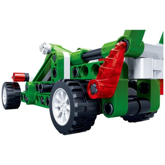 반바오 작동조립블록 슈퍼 페리 자동차 모형 만들기 풀백 모터