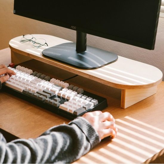 [오니프] 우드 모니터 받침대