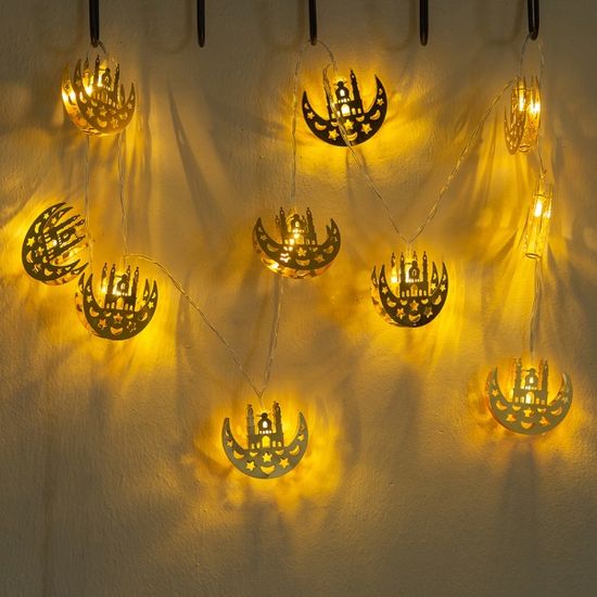 10구 LED 타지마할 가랜드 전구(웜색) (1.5M) 줄조명