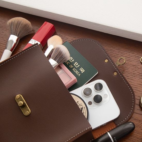 국내제작 대형 코끼리걸쇠 다용도 소품파우치