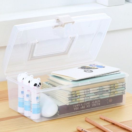 투명 손잡이 플라스틱 보관함 대(WEF1294)