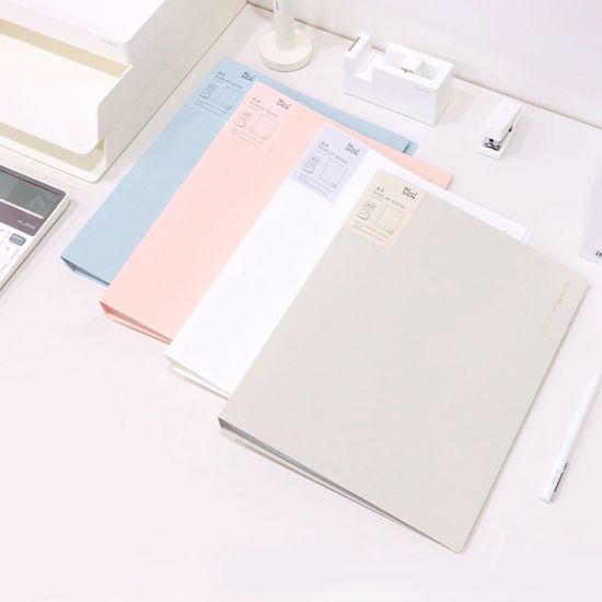 누사인 파스텔 넘버링 A4 클리어파일 40매