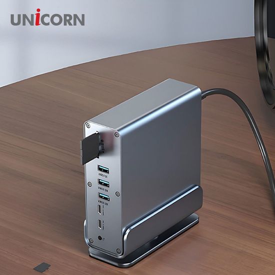유니콘 C타입 16in1 멀티허브 도킹스테이션 10G 100W 