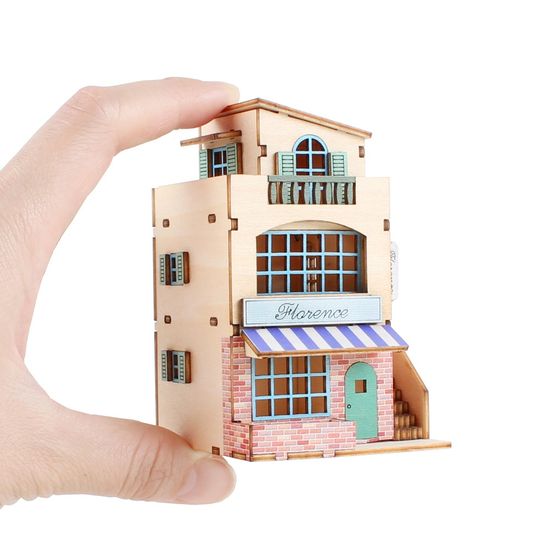 DIY 나무 조립 키트 미니 카페드유럽 플로렌스 YM593