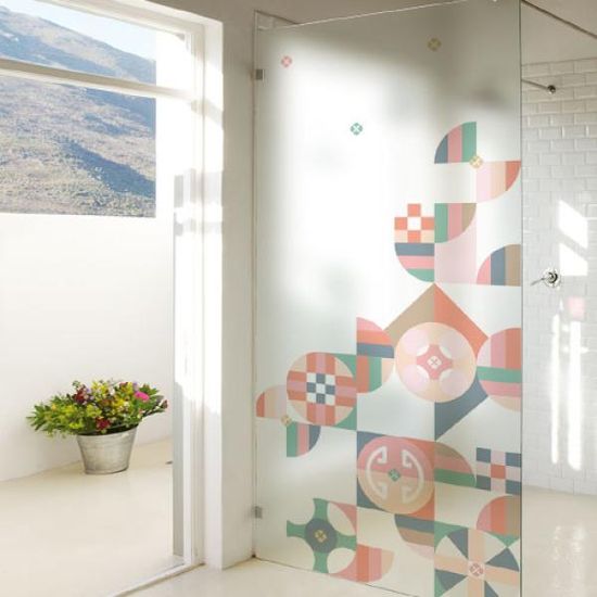 eh345_m-무점착유리시트_한국전통색동무늬_유리문시트