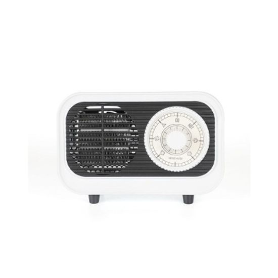레트로 카세트모형 미니 실내용 온풍기 손난로 화이트