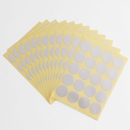 컬러 원형 스티커 12매 (14color)