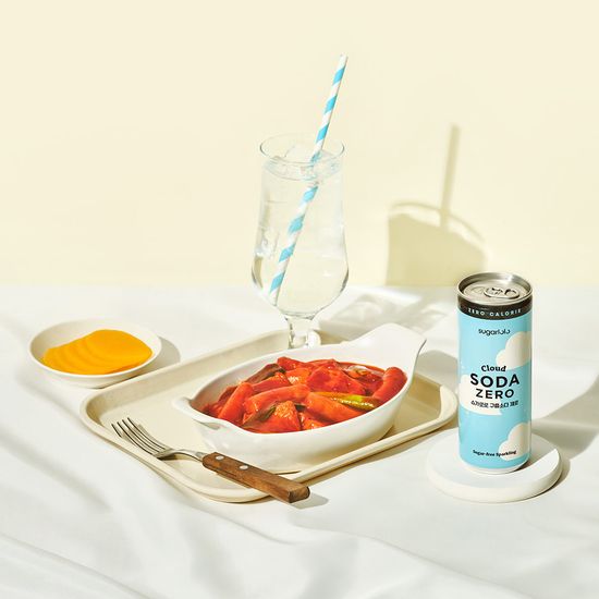 슈가로로 당류 0g 소다 제로 2종 24캔(메론/구름)