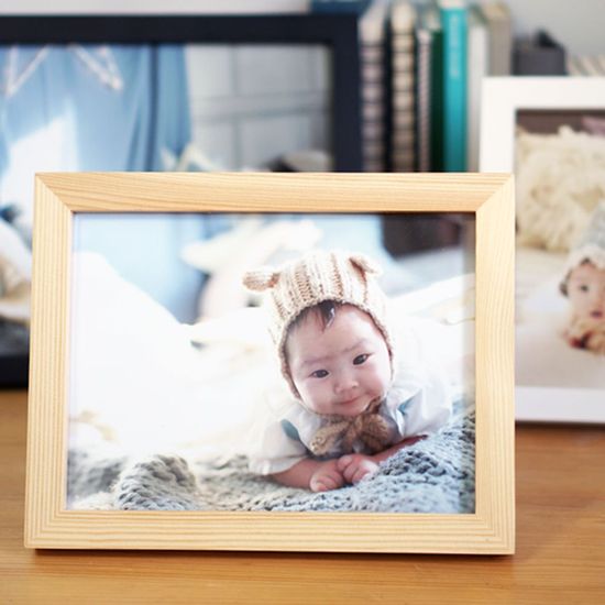 모던 3색 소나무 원목 액자 4x6(W57CDB1)