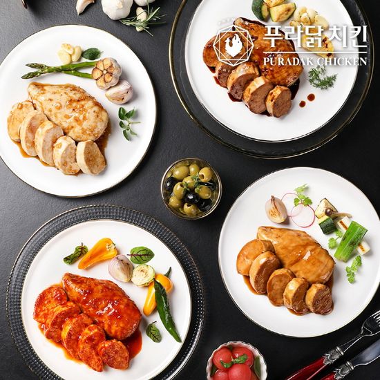 [푸라닭] 소스통 닭가슴살 4종 골라담기