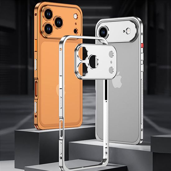 아이폰17 프로 맥스 에어 메탈 슬림 하드 범퍼 케이스