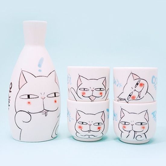 까도냥 4인 주병 SET