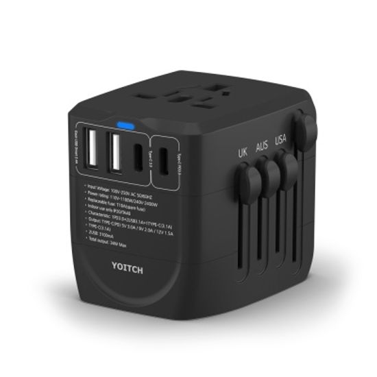 유니티PD 34W 여행용 해외전용 USB C타입 PD 4포트 고