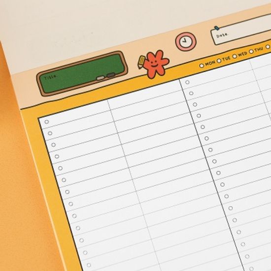 B5 노트패드_서다인 4종