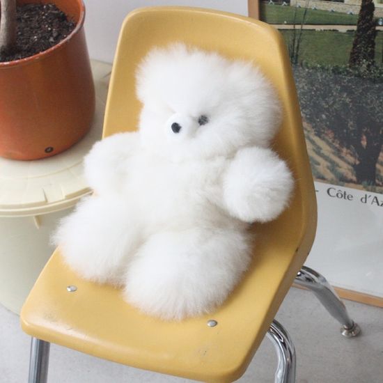 [아르떼알파카] 내추럴 테디베어 (L size)