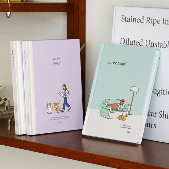 2024 오늘의 온도 행복 다이어리 (날짜형 위클리 B6)