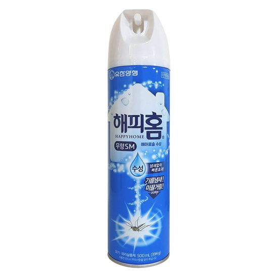 해피홈 무향SM 수성 에어로졸 모기약 500ml(W8FBF25)
