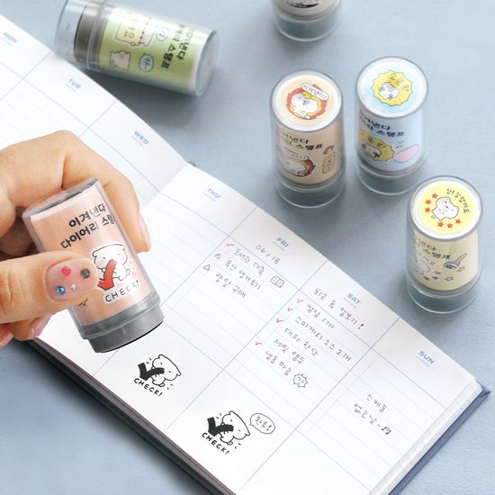 아이코닉 이겨낸다 다이어리 스탬프