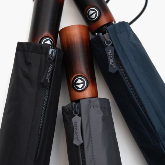 파라체이스 3282 우드그립 대형 자동 3단 암막 양우산