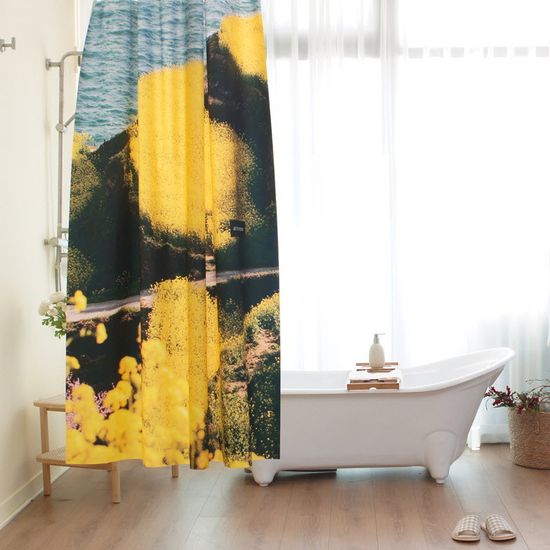 필드너리 국내 제작 욕실 방수 패브릭 샤워 커튼