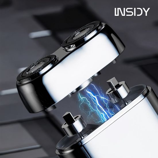 인사이디 휴대용 전동 전기면도기 미니 여행용 IES-8