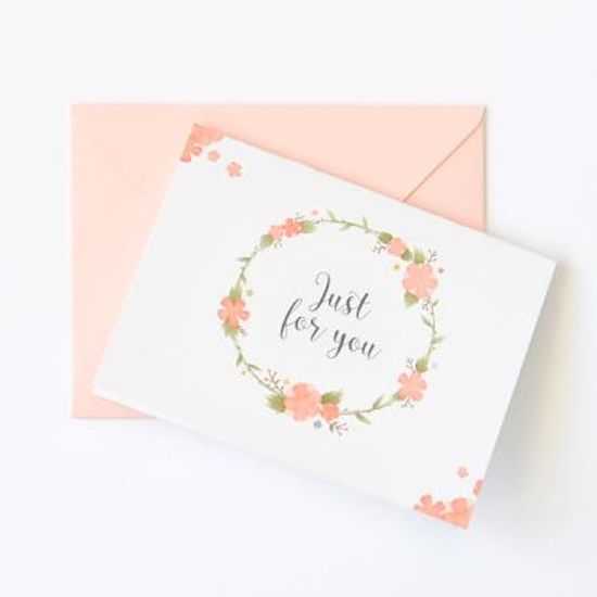 왈가닥스 플로럴 미니카드-Just for you