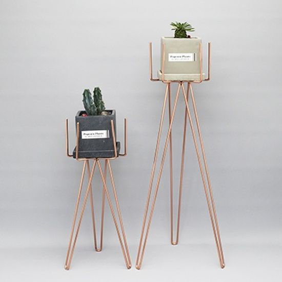 육각 화분 스탠드(H)-14.5(지름) x 60cm