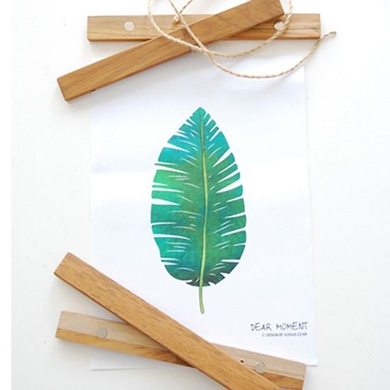 보나뻬띠 패브릭포스터 L Size + 행잉액자 set