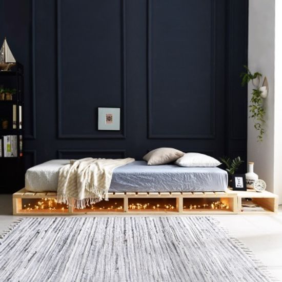 슈퍼싱글 침대프레임&원목헤드 (수퍼싱글 세트)