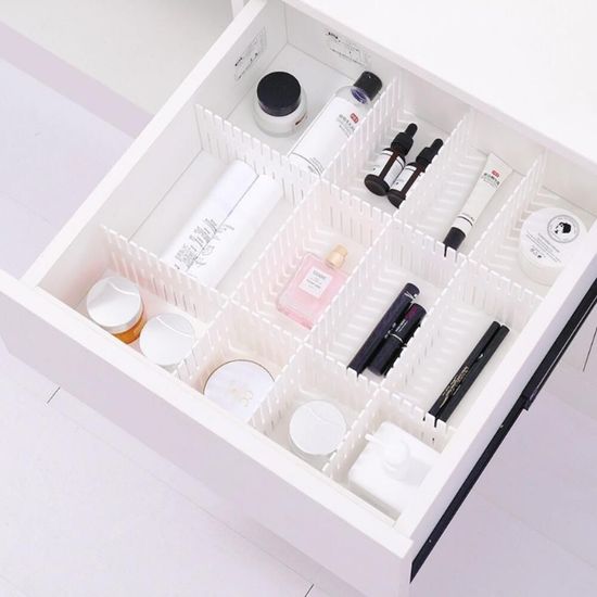 DIY 서랍 칸막이 파티션(화이트4매입)(WE16A77)