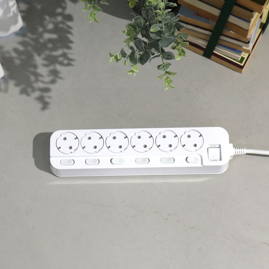 시소탭 국산 먼지 차단 특허 안전 개별 멀티탭 6구