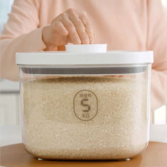 독일 코겔 원터치 진공 쌀통 바로락 5kg / 10kg