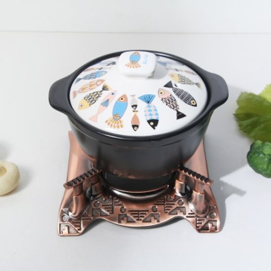 프리미엄 황동 고체연료 워머 받침 티워머 화로