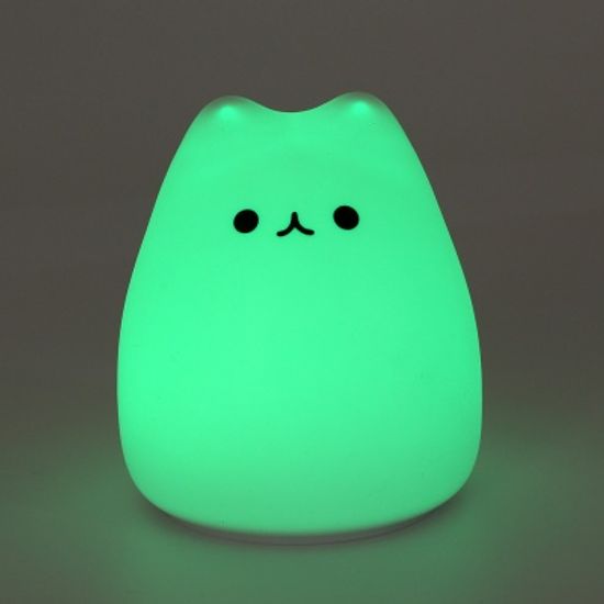 말랑냥이 무선 실리콘 무드등 페이드 고양이 취침등