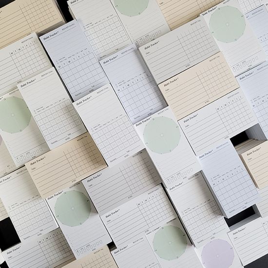 해빗 트래커 메모지 루틴8종